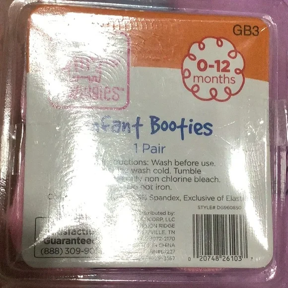 Carter's Purple and Green Floral Footies - Picture 3 of 6